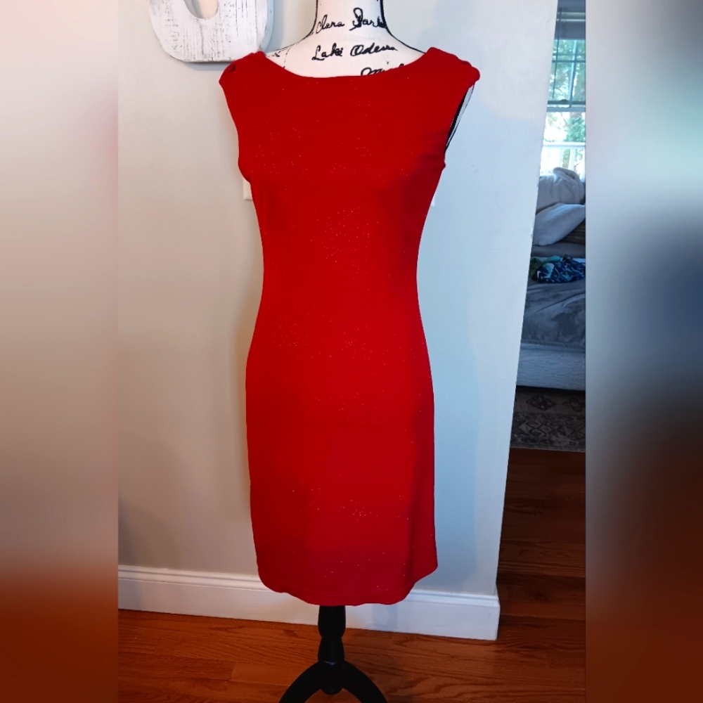 La Belle Nordstrom Sparkle Red Cocktail dress